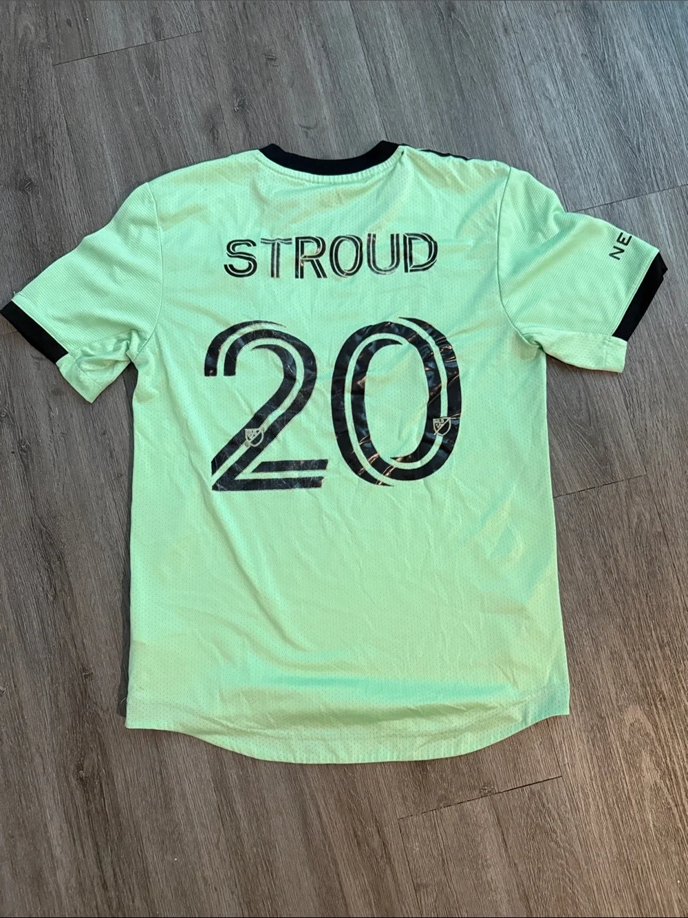 adidas Austin FC Mint Green Soccer Jersey with YETI Logo